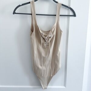 NWOT Abercrombie & Fitch Lace-Up Bodysuit